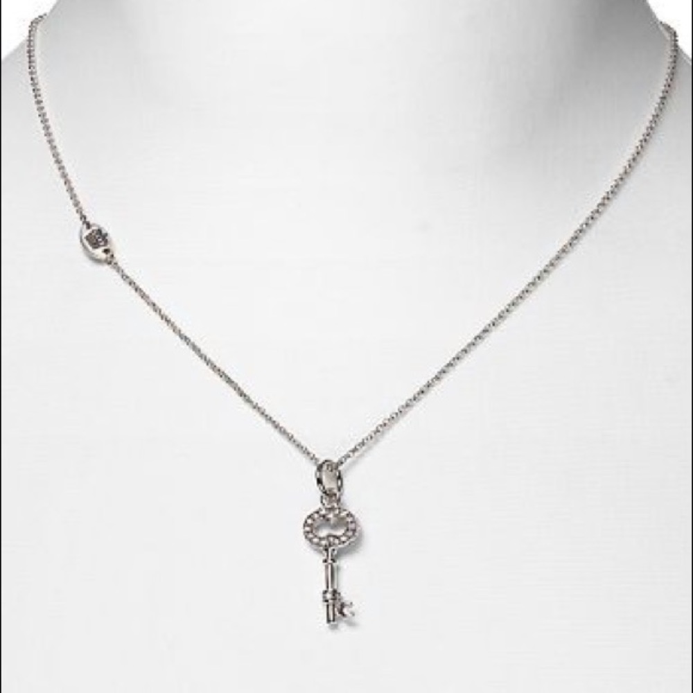 Juicy Couture Silver Key Necklace